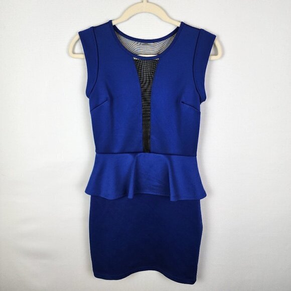 Sweet Storm Bodycon Peplum Dress S - Picture 1 of 4
